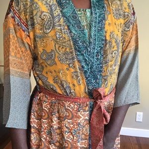 NWT Patchwork Duster Kimono